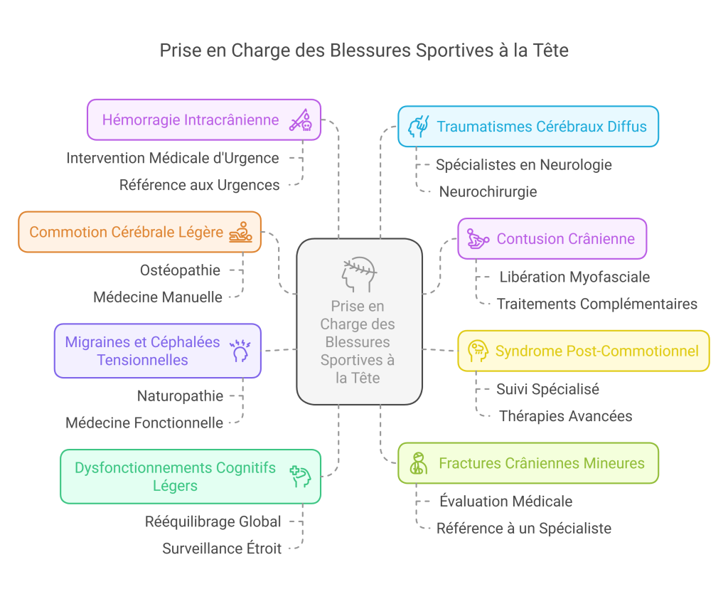 Blessure sportive à la tête Blessures Sportives