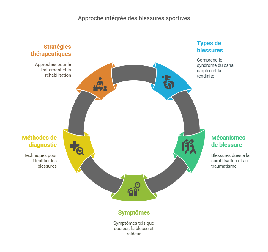 Blessures Tendineuses et Nerveuses du poignet et de la main Blessures Sportives