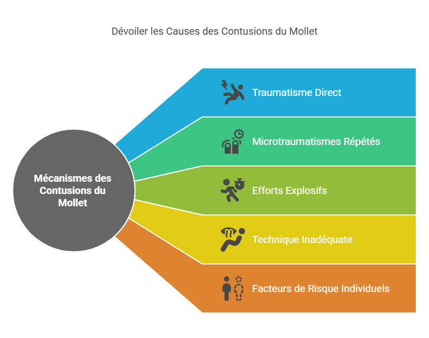 Contusions Musculaires du Mollet Blessures Sportives