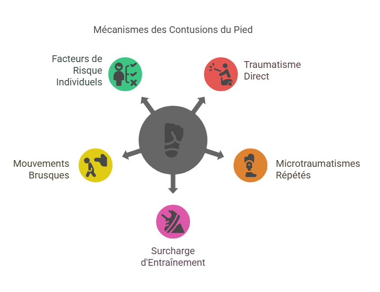 Contusions du Pied Blessures Sportives