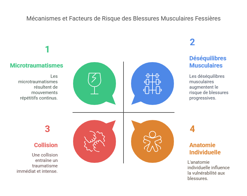 Déchirures Musculaires des Fesses Blessures Sportives