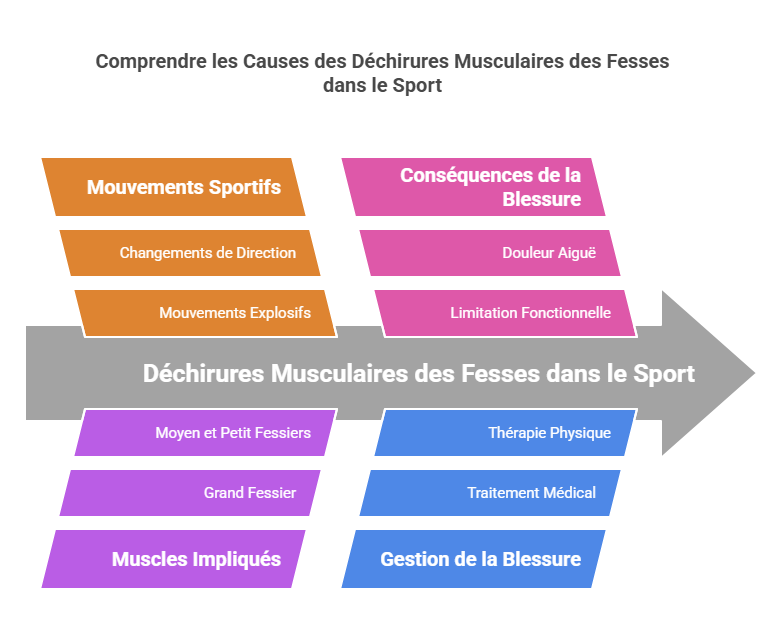 Déchirures Musculaires des Fesses Blessures Sportives