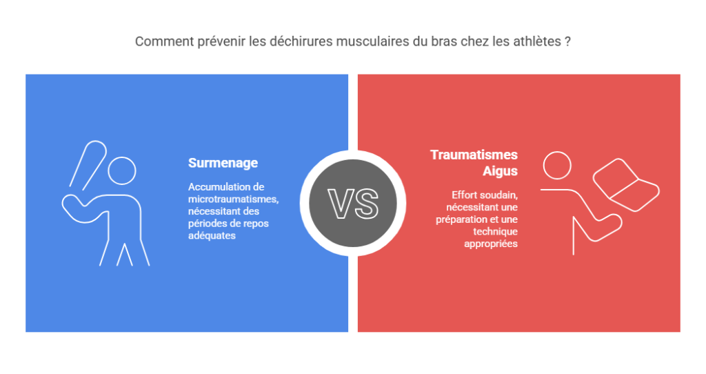 Déchirures Musculaires du Bras Blessures Sportives