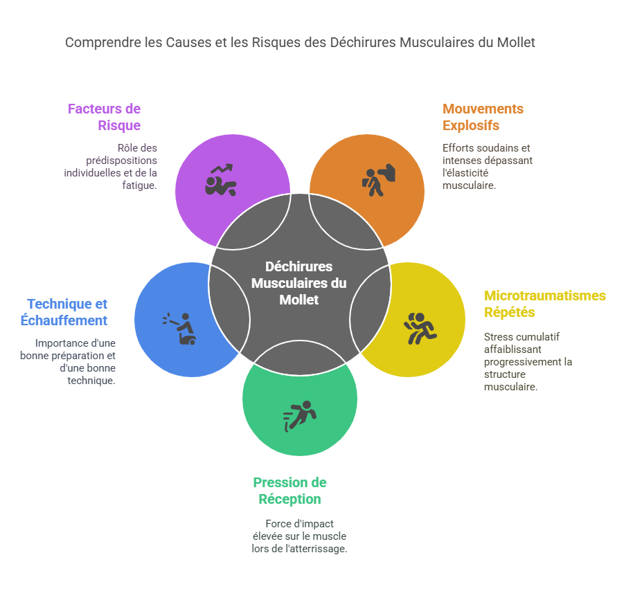 Déchirures Musculaires du Mollet Blessures Sportives