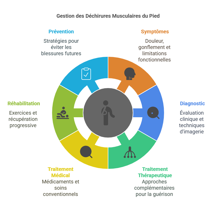 Déchirures Musculaires du Pied Blessures Sportives