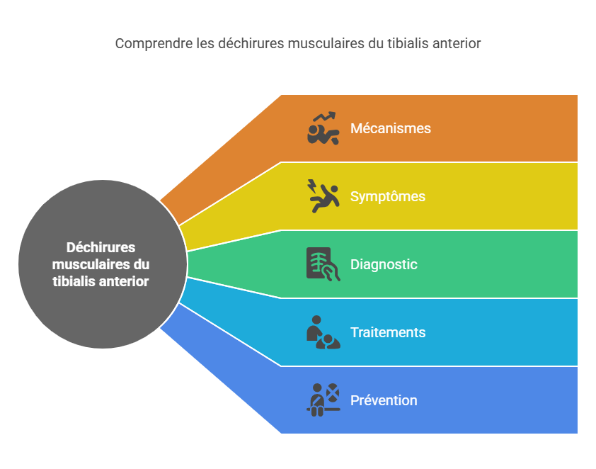 Déchirures Musculaires du Tibialis Anterior Blessures Sportives