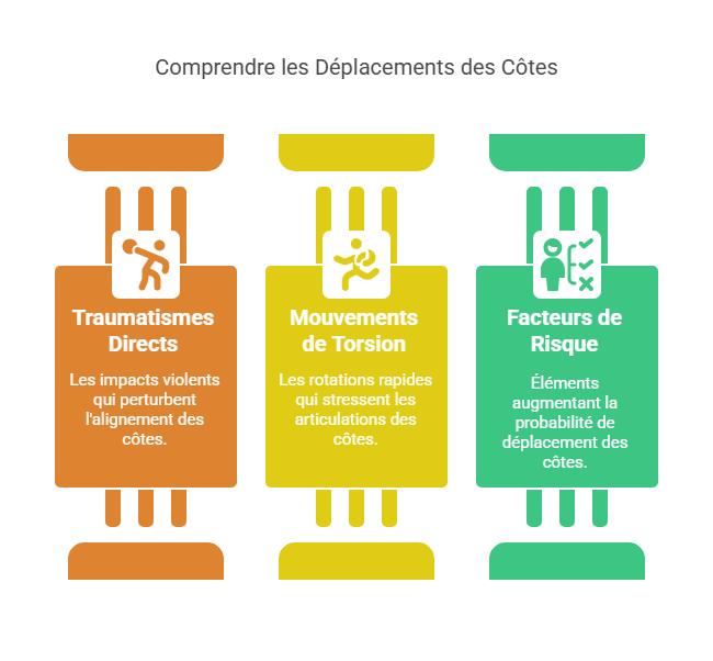 Déplacement ou Subluxation des Côtes Blessures Sportives