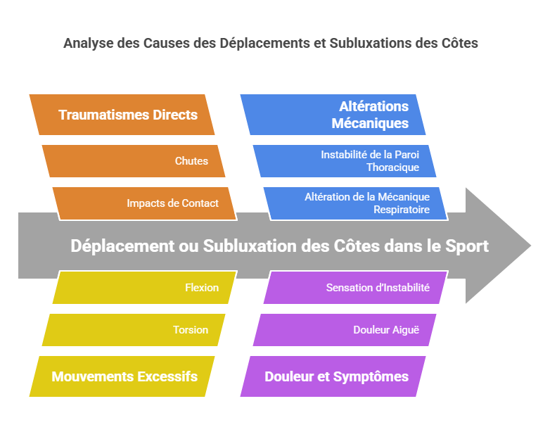 Déplacement ou Subluxation des Côtes Blessures Sportives