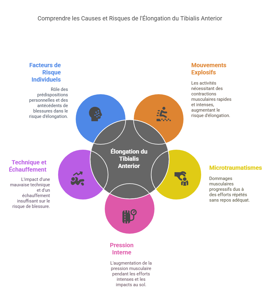 Élongations Musculaires du Tibialis Anterior Blessures Sportives