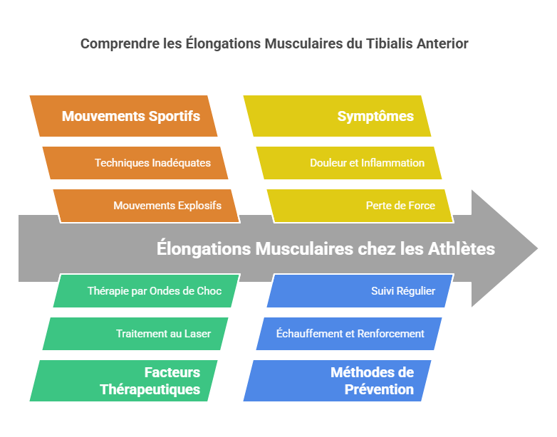 Élongations Musculaires du Tibialis Anterior Blessures Sportives