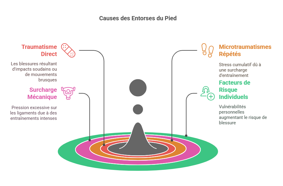 Entorse du Pied Blessures Sportives