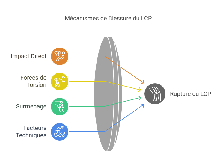 Rupture du Ligament Croisé Postérieur Blessures Sportives