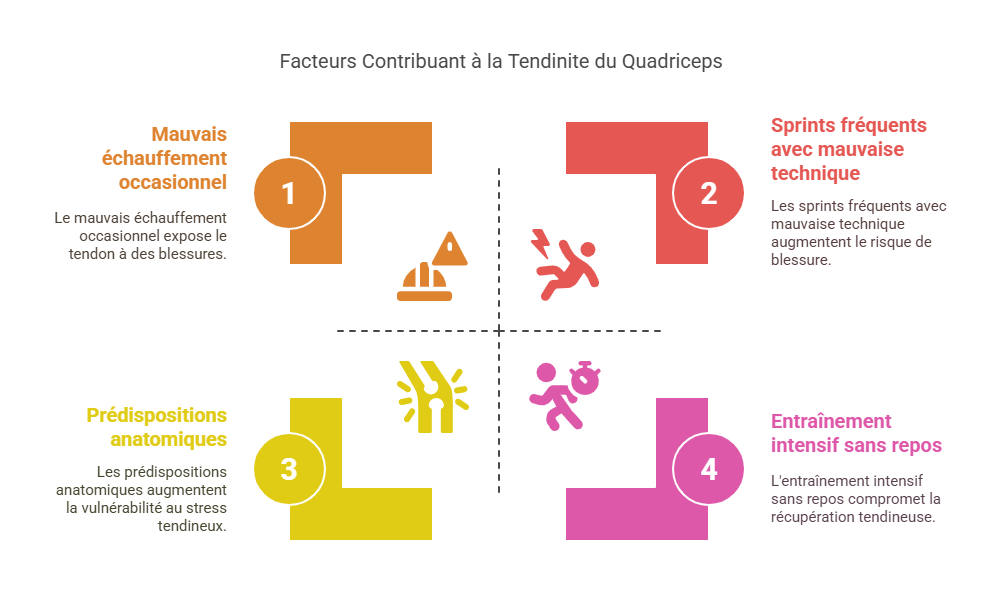 Tendinite du Quadriceps Blessures Sportives
