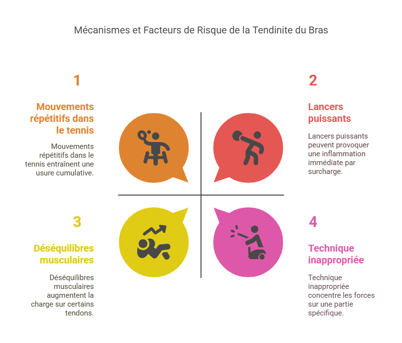 Tendinites du Bras Blessures Sportives