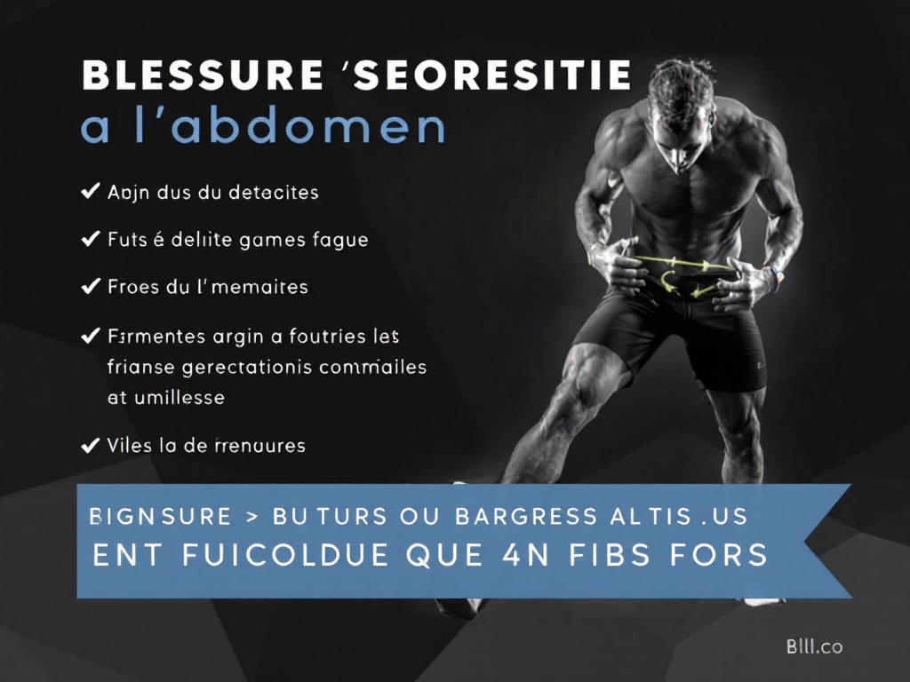 Blessures sportives à l&rsquo;abdomen