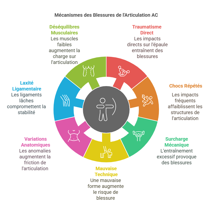 Blessures de l'Articulation Acromio-Claviculaire (AC) Blessures Sportives
