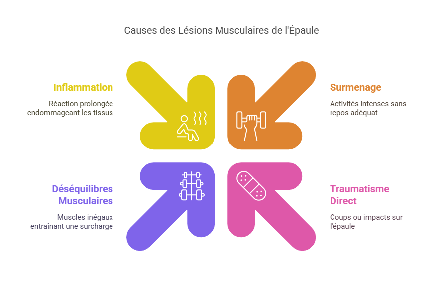 Lésions Musculaires de l'Épaule Blessures Sportives