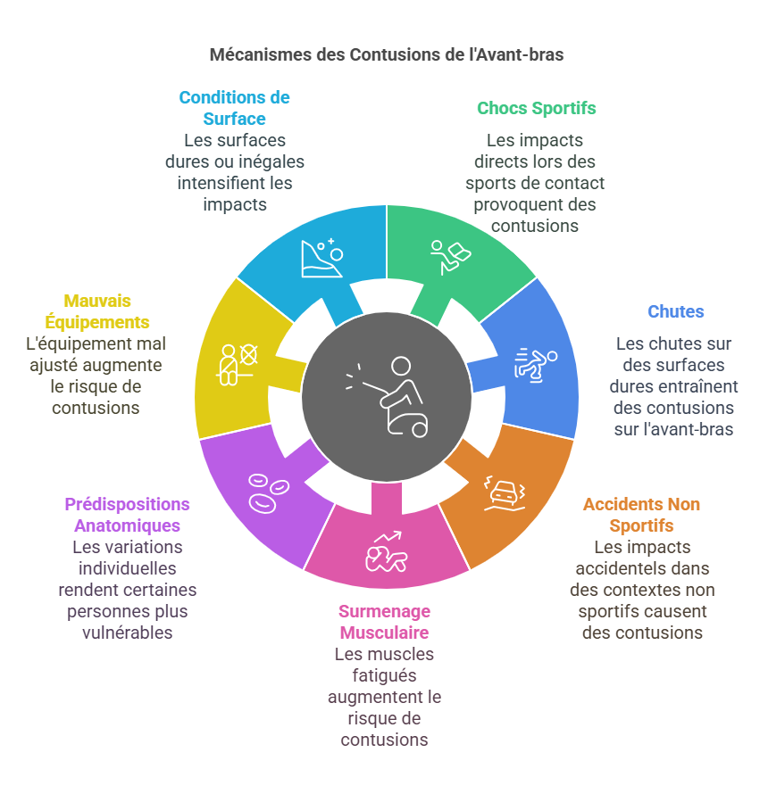 Contusions et Ecchymoses de l’Avant-bras Blessures Sportives