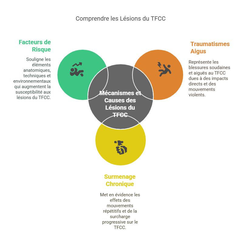 Lésions du Complexe Fibrocartilagineux Triangulaire (TFCC) Blessures Sportives