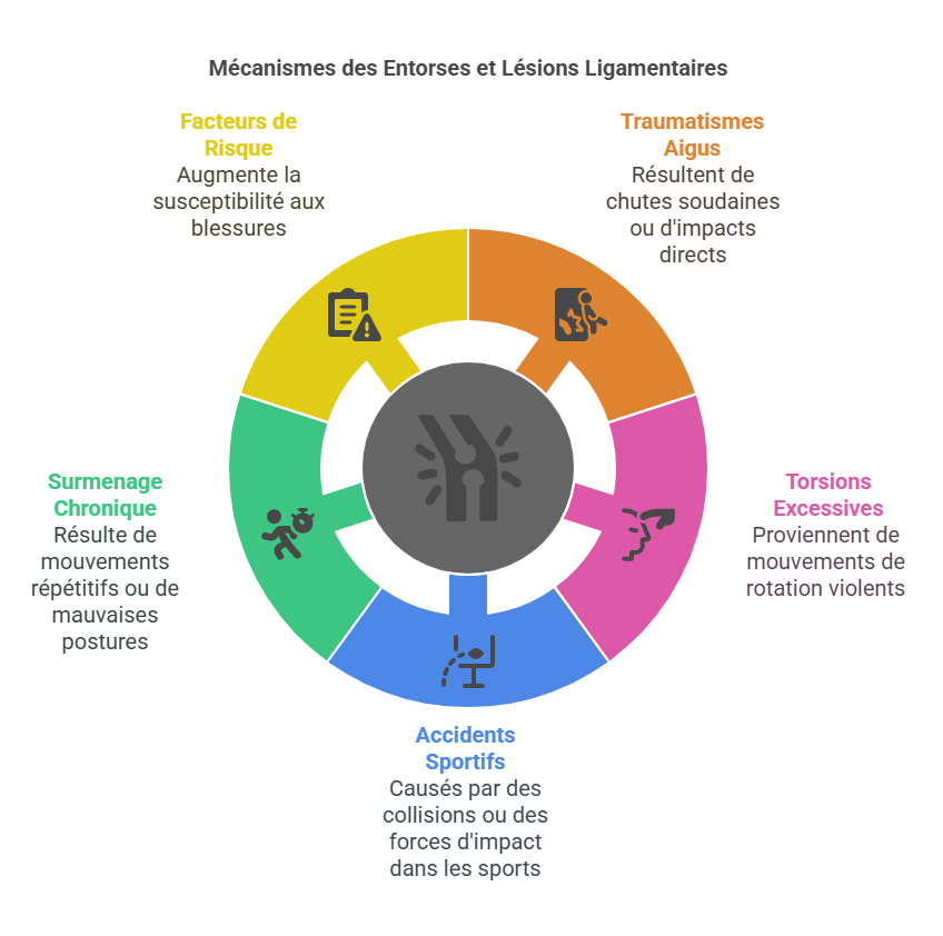 Entorses et Lésions Ligamentaires Blessures Sportives