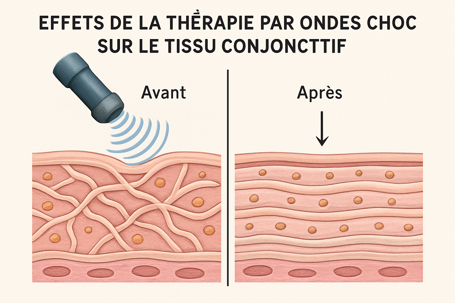 La thérapie par shockwave et la stimulation de la guérison des tissus Blessures Sportives