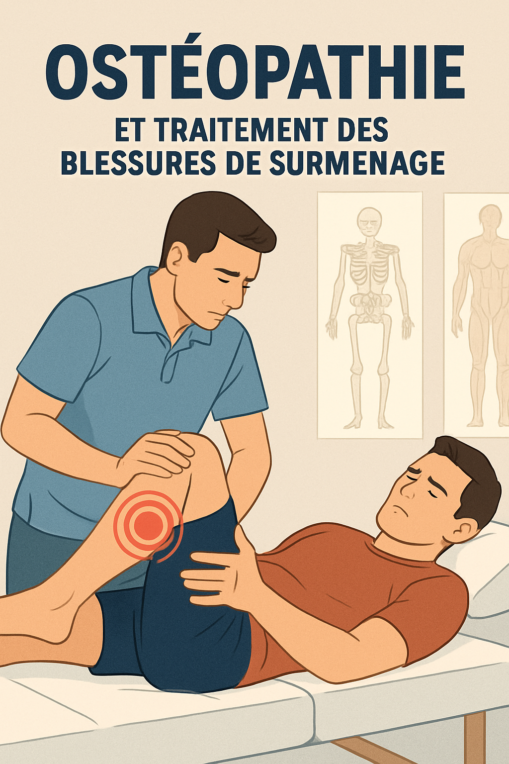 L’ostéopathie dans le traitement des blessures dues au surmenage Blessures Sportives