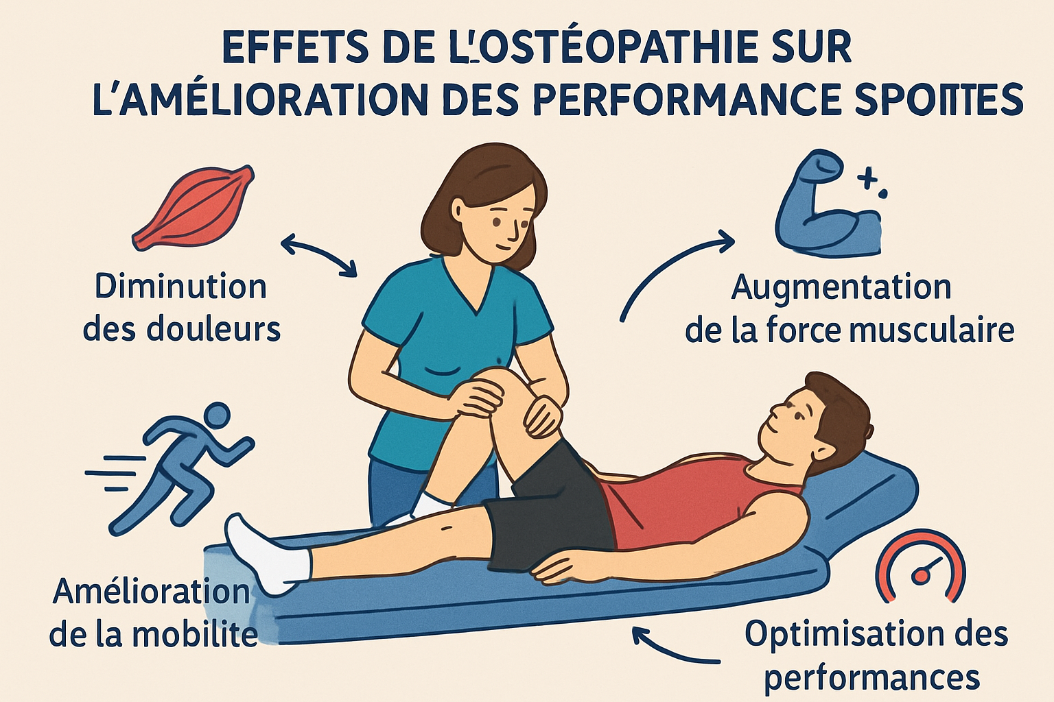 L’ostéopathie et la stimulation de la synthèse protéique Blessures Sportives