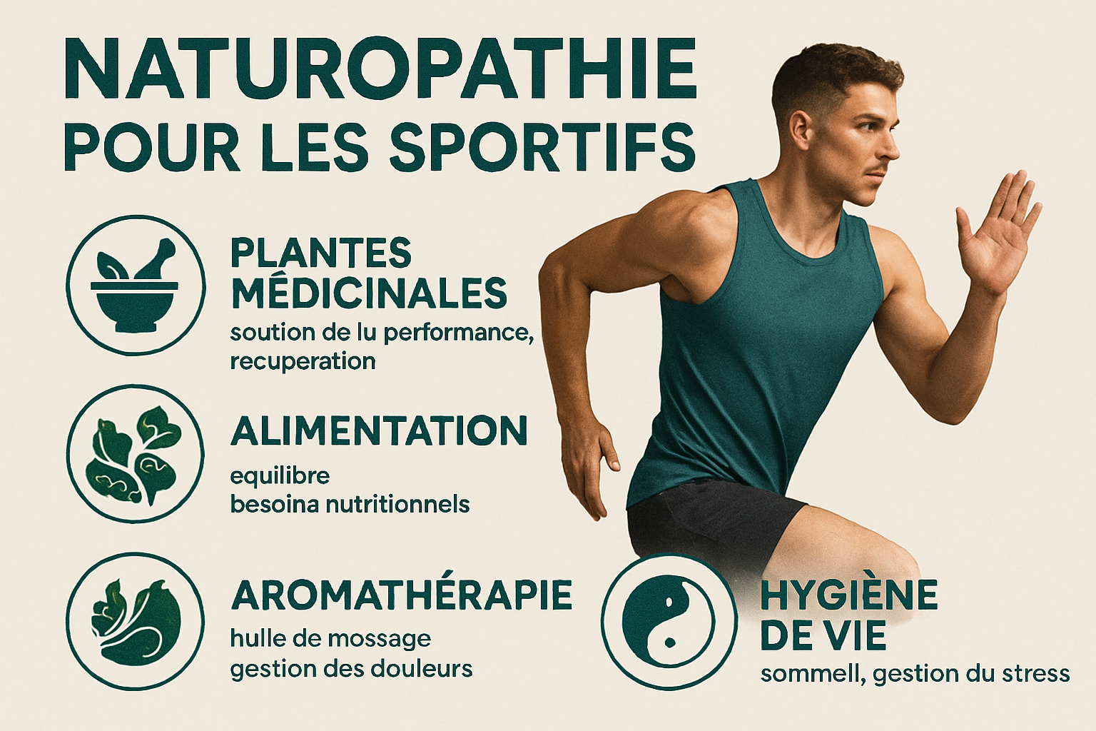 Naturopathie et alimentation bio : optimiser la rééducation sportive Blessures Sportives