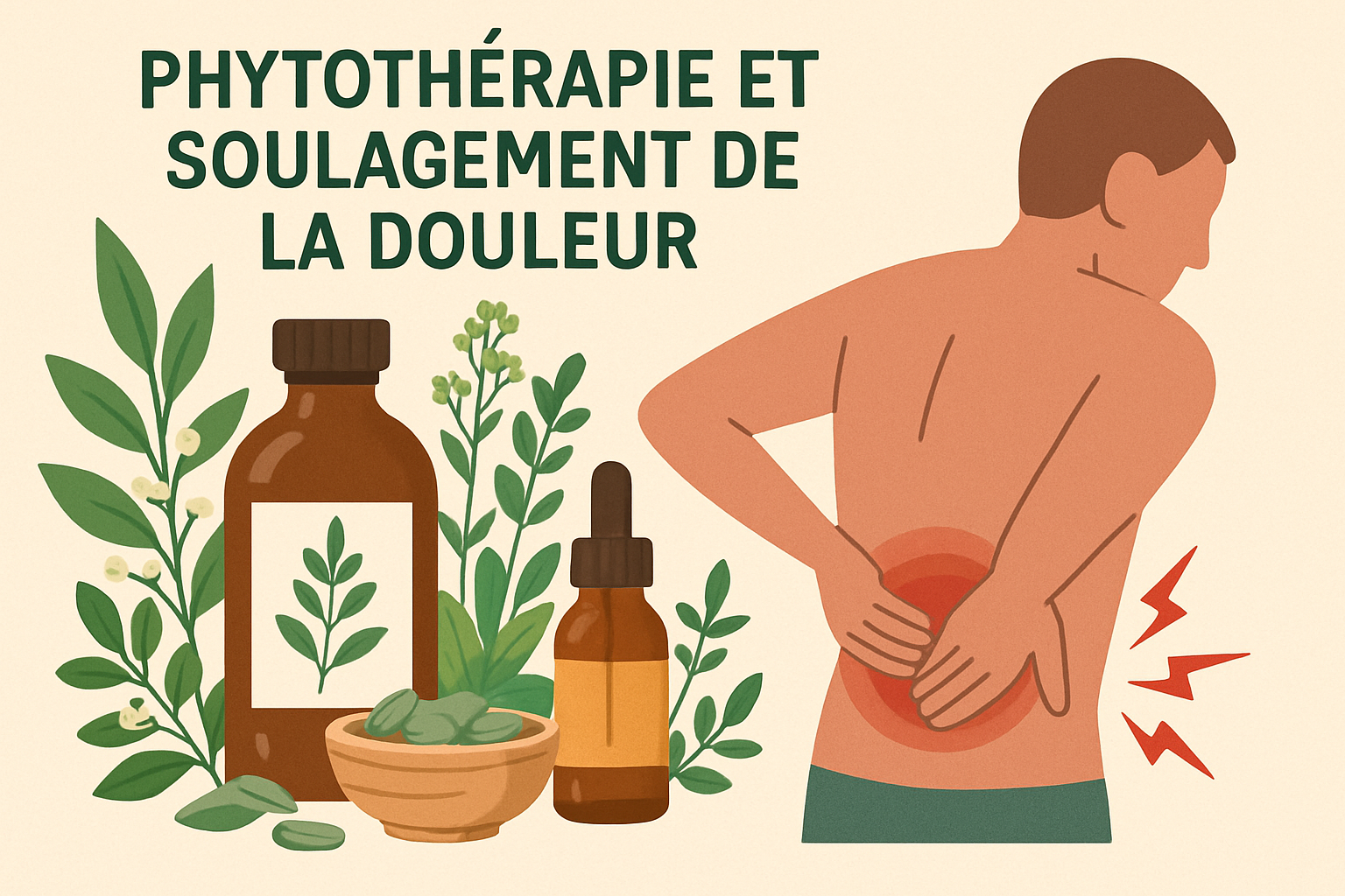 découvrez comment la naturopathie associée à différentes techniques de relaxation peut aider à atténuer la douleur naturellement, améliorer le bien-être et favoriser l'harmonie du corps et de l'esprit.